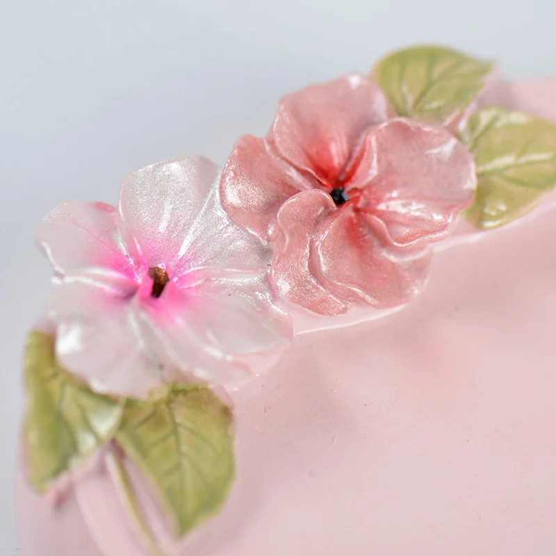 Handmade Silicone Concrete Mould Flower Shaped Coaster Tool | Дом и сад