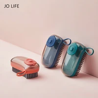 jo life cleaning tools automatic liquid filling clothes shoes brush long handle pot brush kitchen gadgets