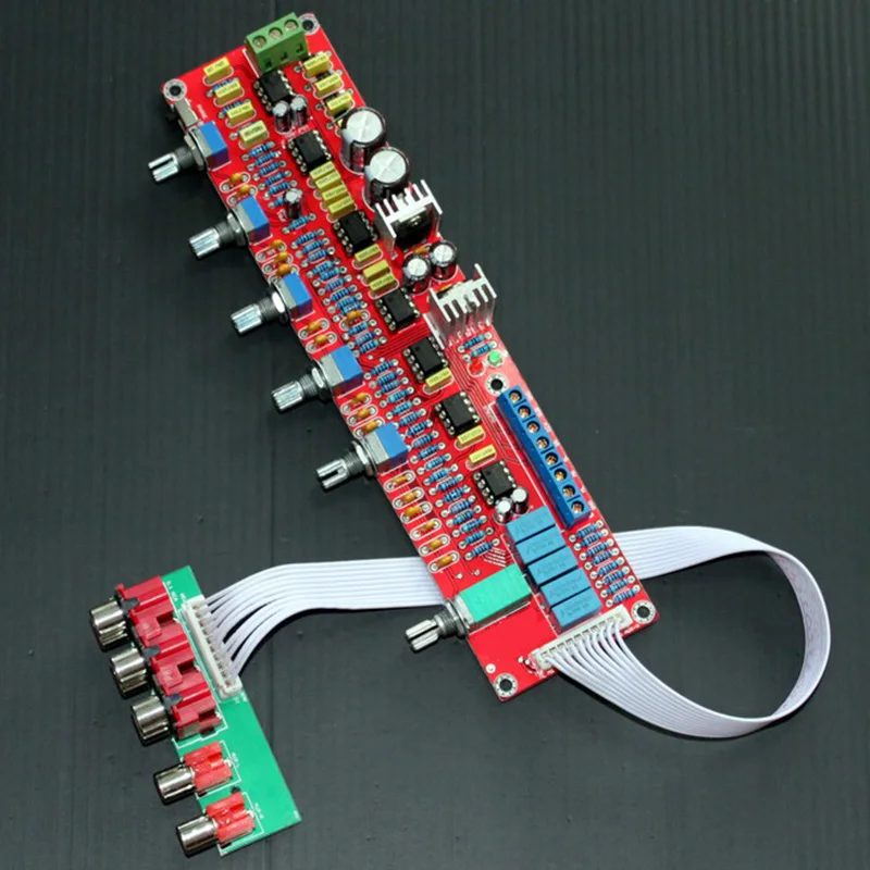 NE5532 Preamplifier Bord HIFI 5.1 Tone Plate Volume Control Panel Preamp Mixer Board Pre-Amplifier | Электроника