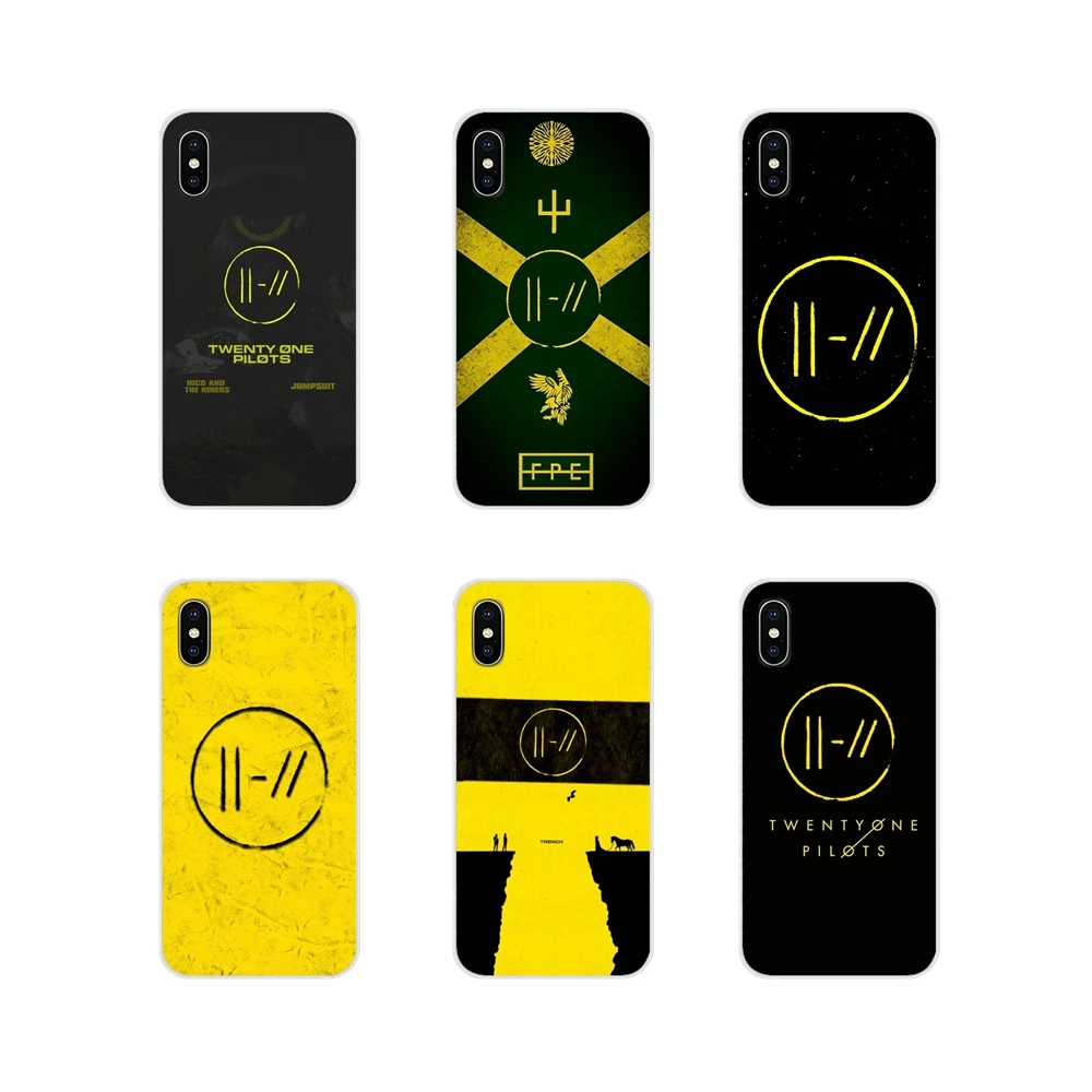 Прозрачный чехол из ТПУ для Huawei G7 G8 P8 P9 P10 P20 P30 Lite Mini Pro P Smart Plus 2017 2018 2019 Twenty One Pilots