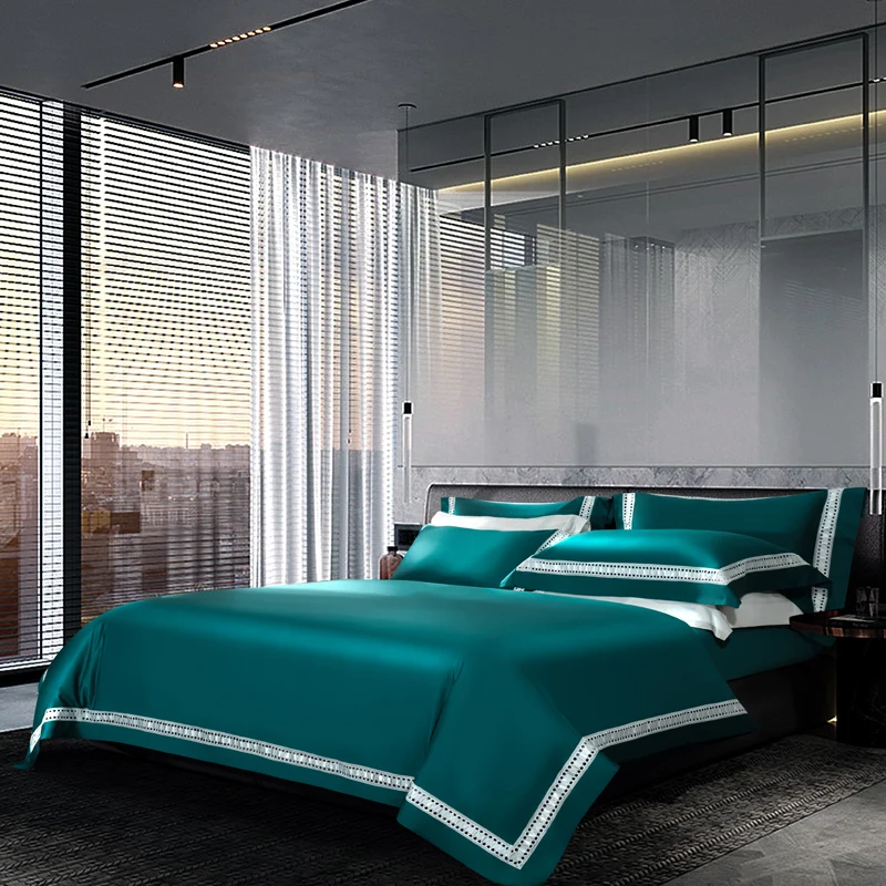 Постельное белье из египетского хлопка с отверстиями Комплект постельного белья