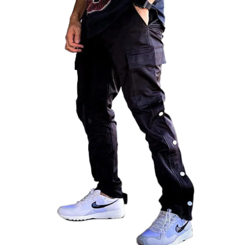 

Cargo Pants Men 2020 Kanye Hip Hop Streetwear Jogger Pant Velcro Trousers Gyms Fitness Casual Joggers Sweatpants Men Pants