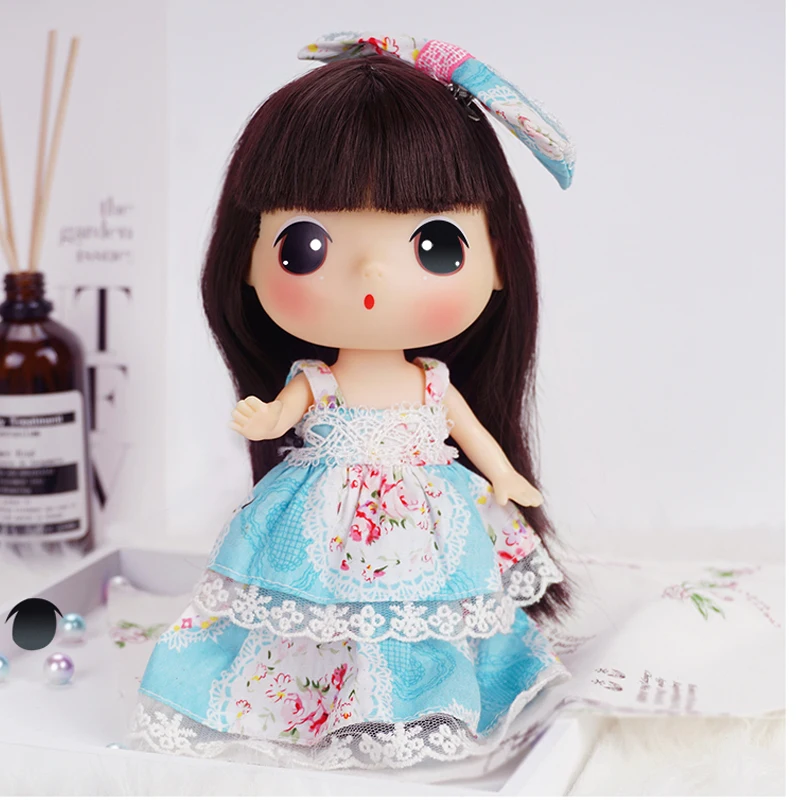 Детская кукла dнанг игрушки цветочный рисунок сделай сам 18 см модная Милая модель