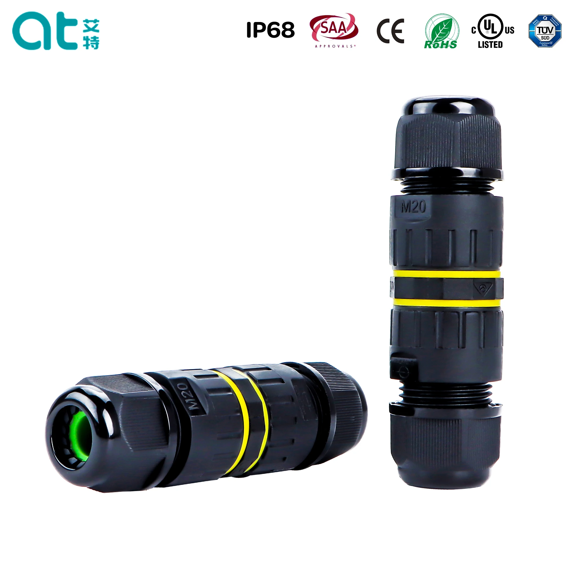 M20 IP68 кабель Водонепроницаемый разъем 2/3/4/5/6 изоляционный контактный зажим