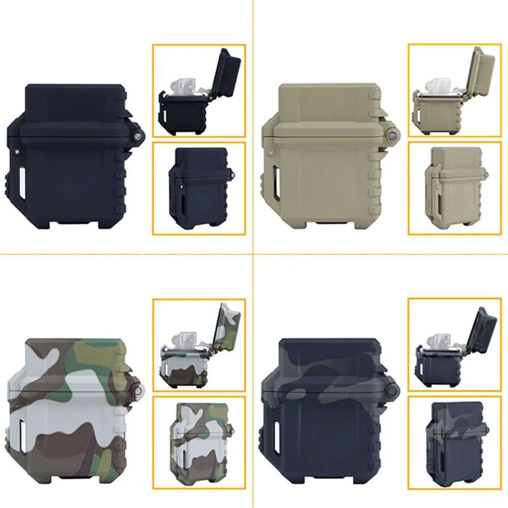 

Tactical Lighter Shell Storage Case Lighter Container Organizer Holder For Zippo Inner Tank Outdoor Camping Survival Tool