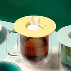Практичная силиконовая крышка для чашки, герметичная Пыленепроницаемая крышка для чашки с водой, герметичная крышка для чаши, многофункциональная Герметичная крышка для сохранения свежести