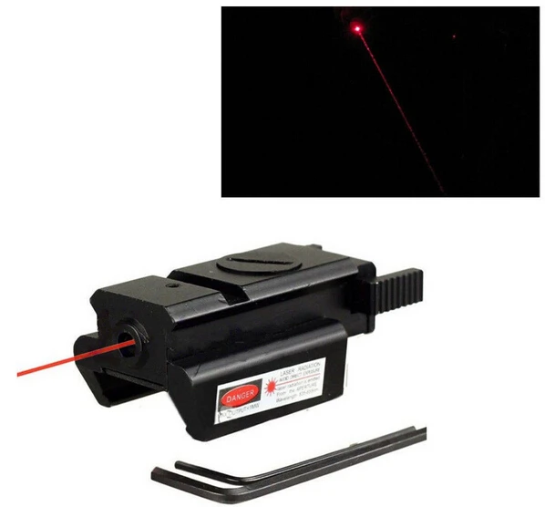 Популярный тактический Красный точечный лазерный прицел Пикатинни 20 мм