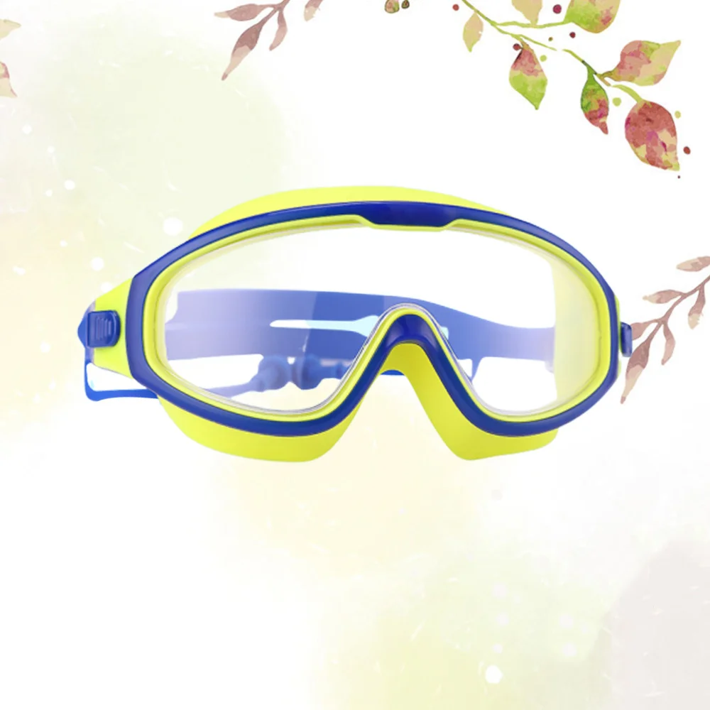 

Fashion Professional Child Swimming Goggles Anti-fog Waterproof Kids Goggles Swimming Glasses with Earplug for Children (Plating