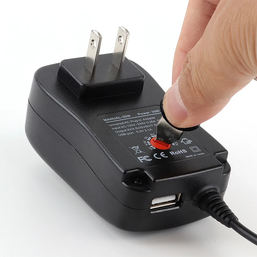 Умное зарядное устройство 3 В 12 в 30 Вт Универсальный адаптер