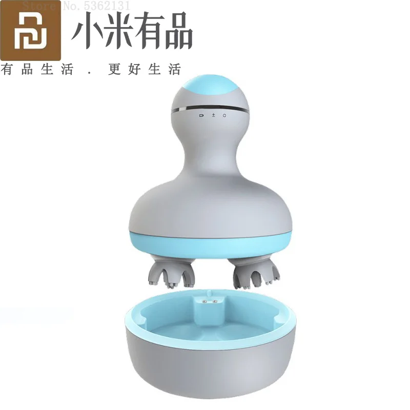 Мини-массажер для головы Youpin Mijia вибрирующий 3D стереомассажер влажной и сухой