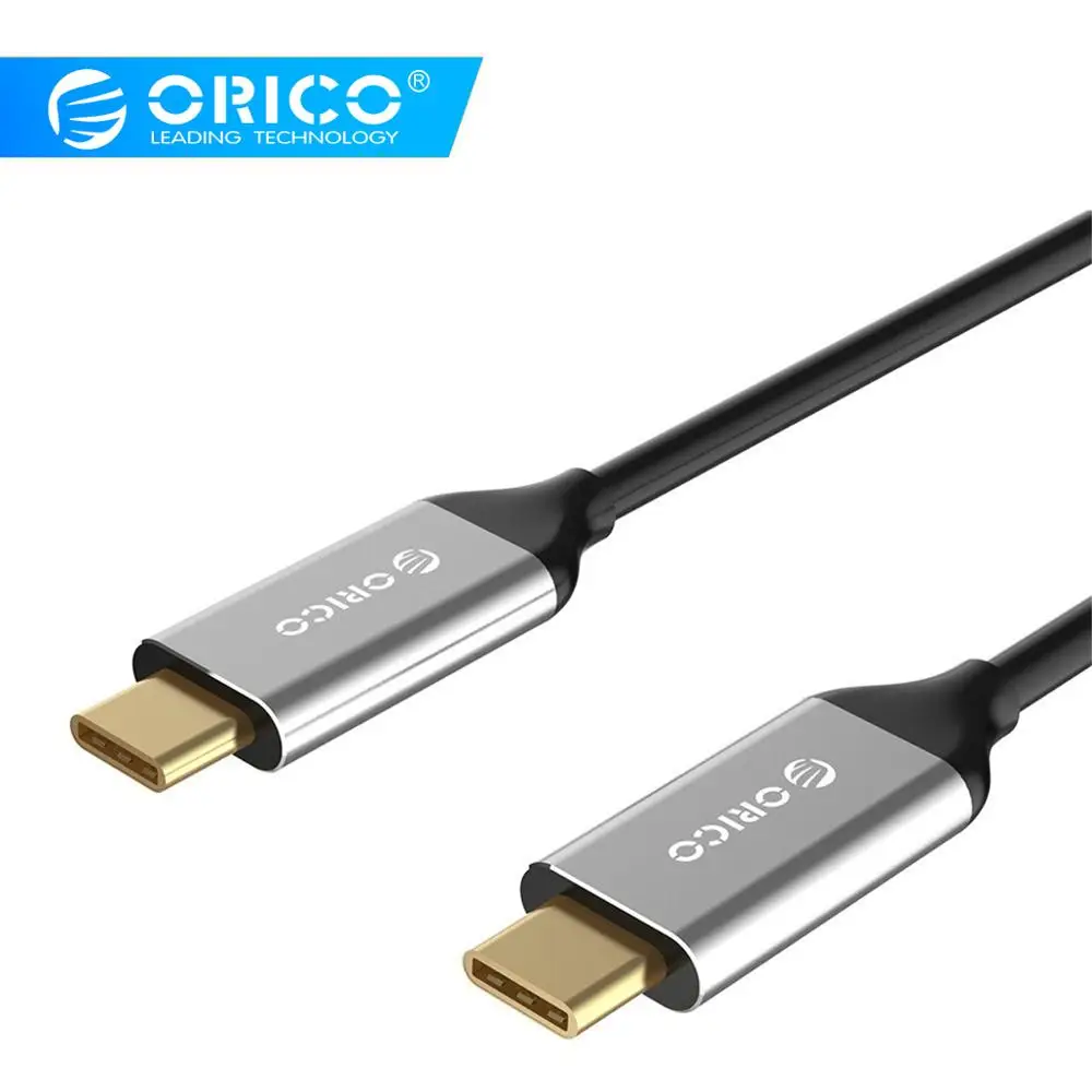 ORICO USB3.0 10 Гбит/с Высокая скорость передачи 5А кабель для быстрой зарядки Тип C до Тип C дата кабель для ноутбука БПЛА power Bank