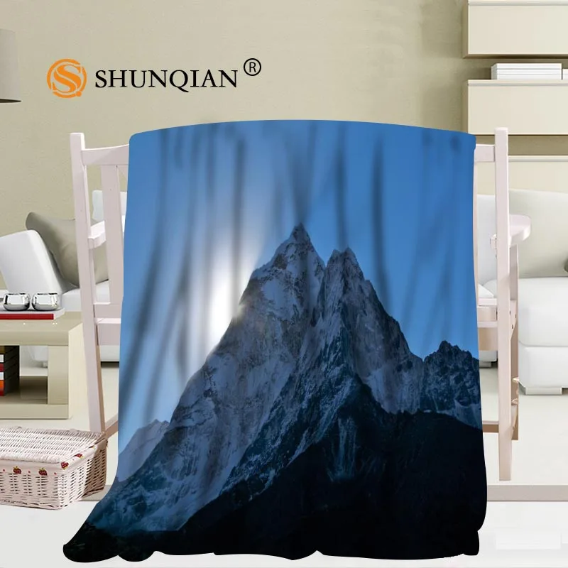 Economici Montagne Personalizzate Himalaya Coperte Di Corallo Divano Da Viaggio Coperte Di Falafel Morbido Soffice Caldo 56x80 Pollici 50X60inch 40X50inch