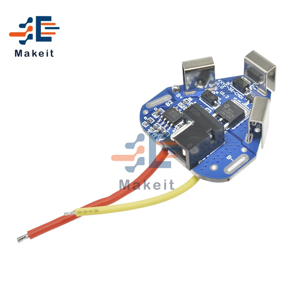 Плата для защиты литий-ионного аккумулятора 3S 12 6 в BMS внешний аккумулятор 6A 18650