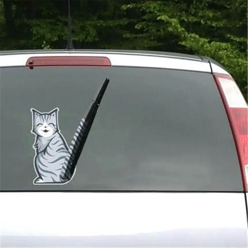 Автомобильные наклейки смешная собачка авто заднее лобовое стекло внешние DIY