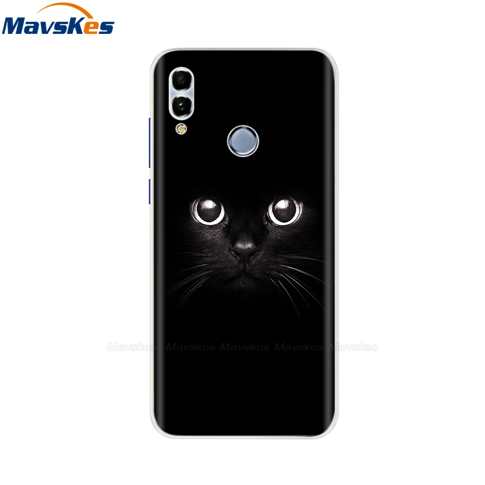 35 Huawei Honor 10 Lite чехол мягкий силиконовый милый ТПУ задняя крышка для Fundas huawei P Smart /Honor 10 удобный телефонный футляр сумки - Цвет: 35