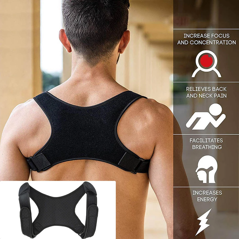 

Unisex Posture Corrector Clavicle Fracture Support Shoulder Brace Strap Belt