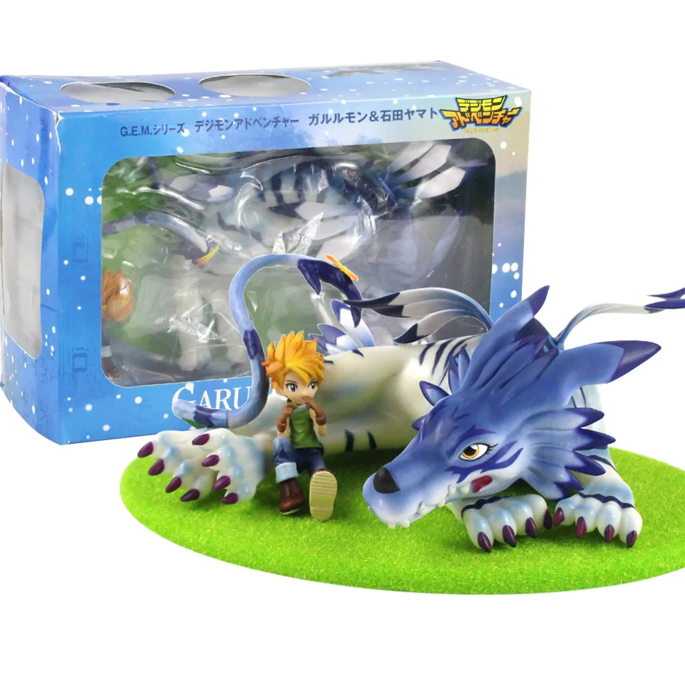 Аниме фигурки приключений Taichi Yagami Hikari ишида Ямато Garurumon Koromon Tailmon Wizarmon