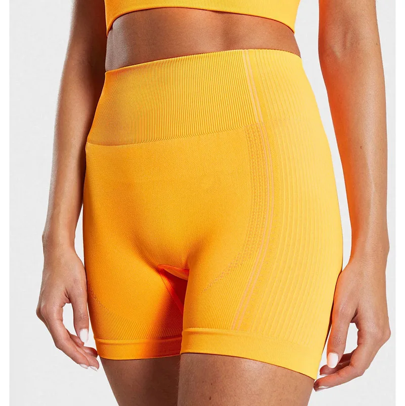 

High Quality High Waist Running Shorts GYM Running Yoga Shorts Push Up Hip Fitness Shorts