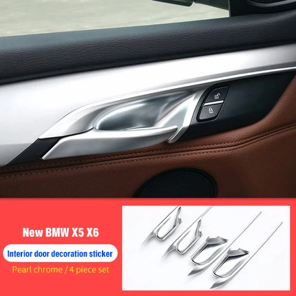 Для BMW X5 2014 2018 хромированная внутренняя приборная панель AC vnet передняя фара