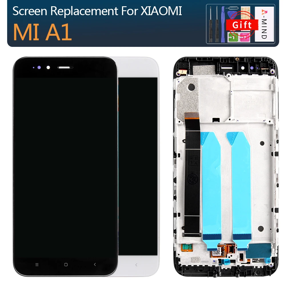 Для Xiaomi mi A1 ЖК-дисплей сенсорный экран Высокое качество Новый дигитайзер