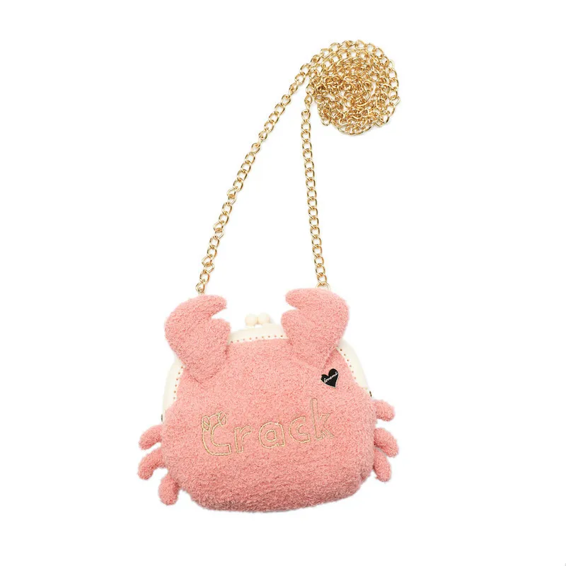 

Новое поступление 2019, женский рюкзак в стиле плюшевых животных, крабов, сумка-мессенджер для детей, Подарочная плюшевая сумка для девочек