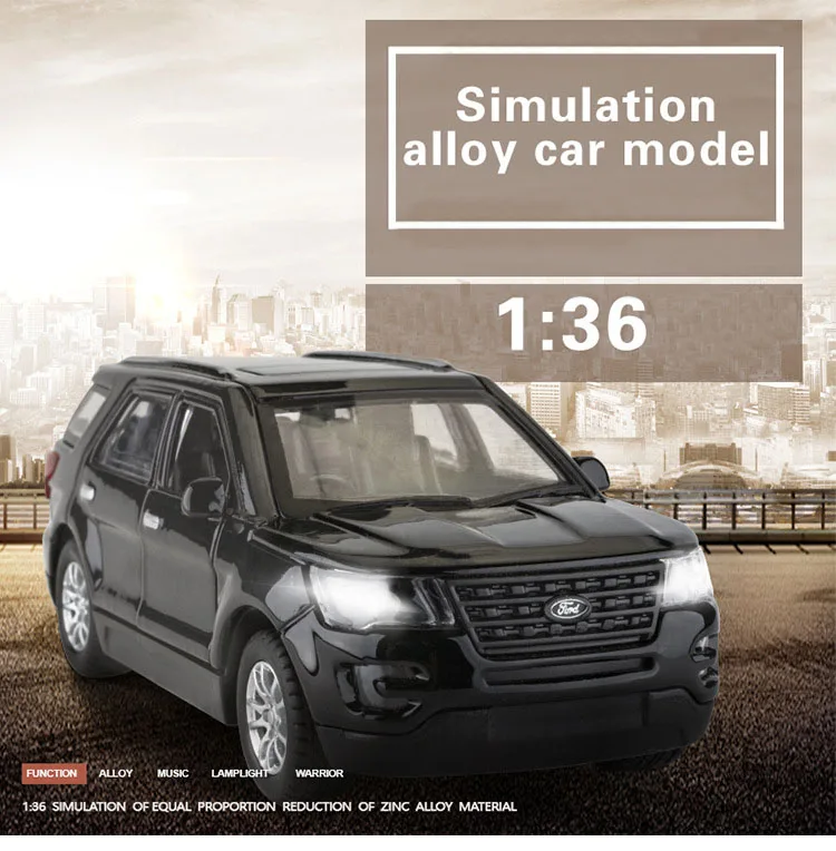 

1:36 Ford Explorer Alloy Car Model Diecasts & Toy Vehicles For Children Gifts Boy Toy Free Shipping Original Box