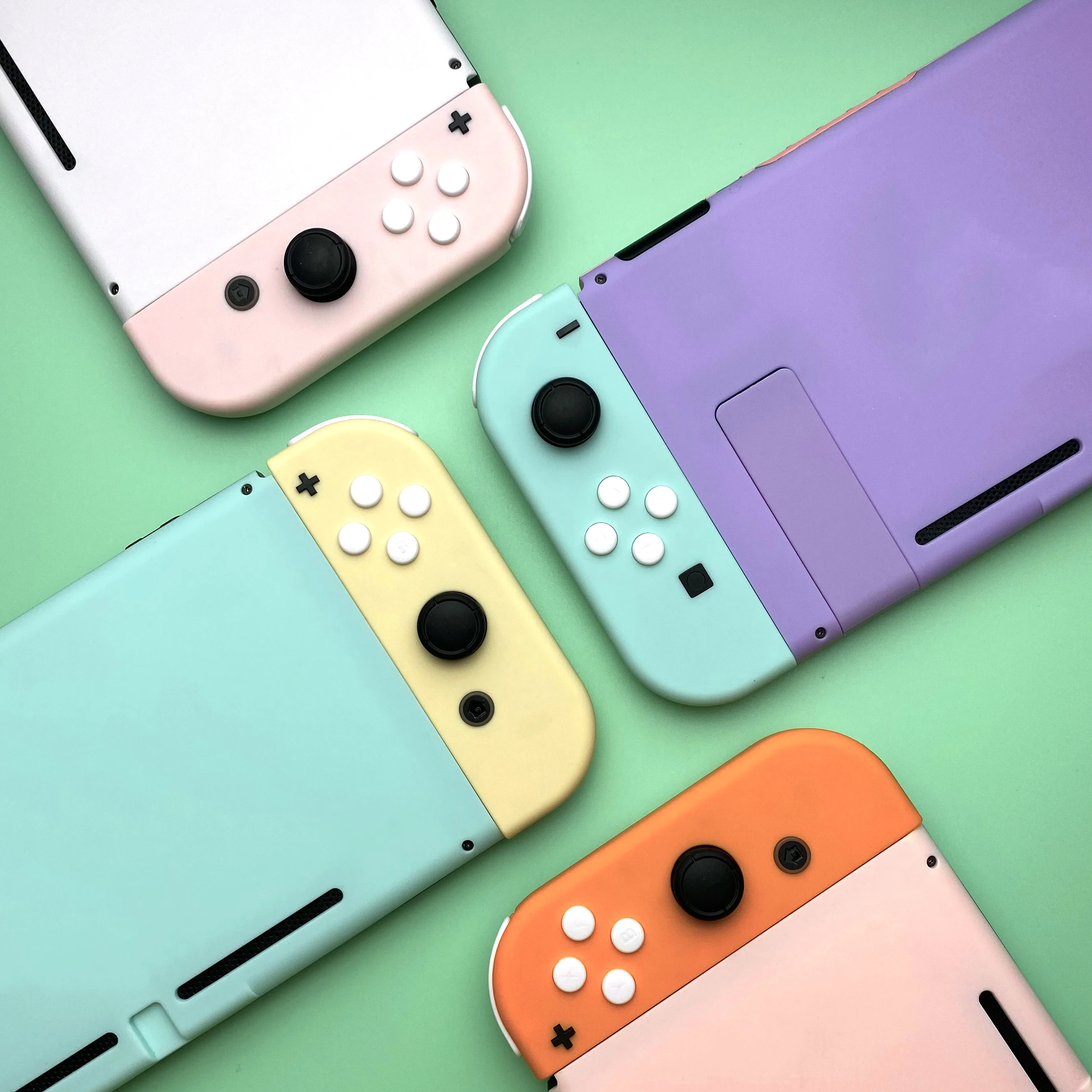 Корпус консоли переключателя NS DIY для Nintendos задняя пластина с сменный кронштейн