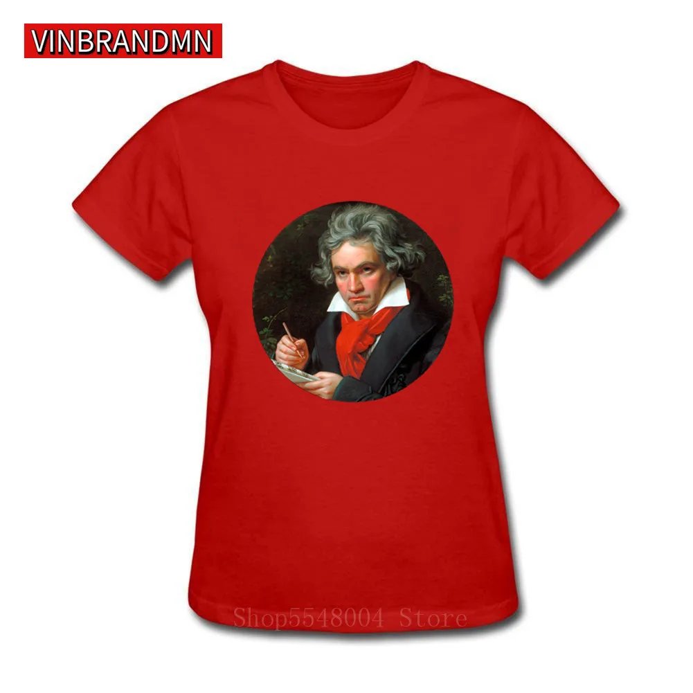 Ludwig Van Beethoven Composer Portrait Футболка женская знаменитая по всему миру мусиканская