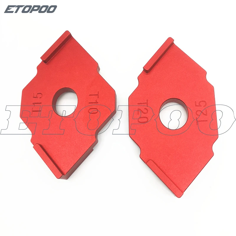 1pcs T10-T15 T20-T25 3 шт./компл. Деревообрабатывающие инструменты гравировальный станок закругленными уголками шаблон rplate древесный фрезерный станок с ЧПУ DIY деревянная фрезерная линейка инструменты плотника - Цвет: 1pcs T10-T15 T20-T25