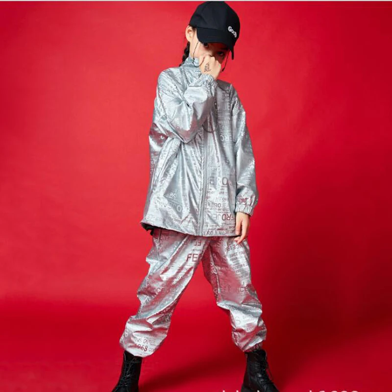 Детская одежда для карнавала в стиле хип-хоп яркая куртка из искусственной кожи