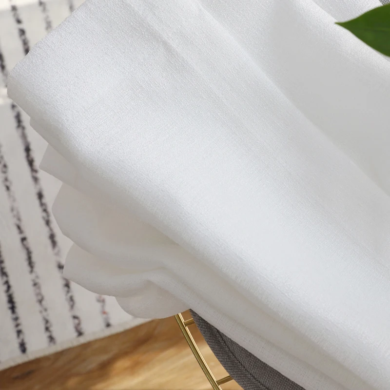 Тюль для кухни современные занавески на окна дома украшение спальни белая