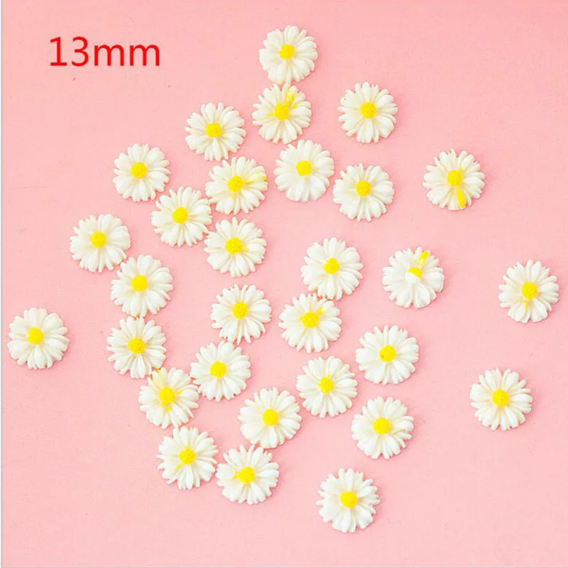 10 шт. 9/13/20 мм имитация свежих подсолнухов маленькие аксессуары из смолы