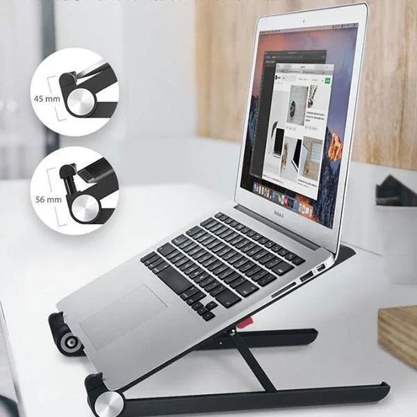 Портативная подставка для ноутбука алюминиевая складная регулируемый держатель