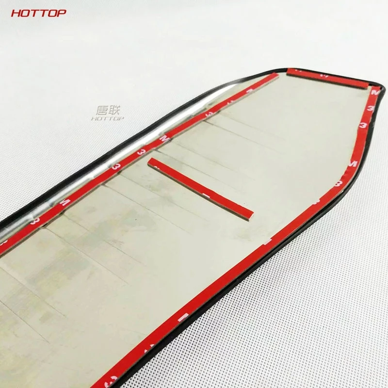 2 предмета Нержавеющая сталь Наружный сзади + внутренняя Бампер протектор порога