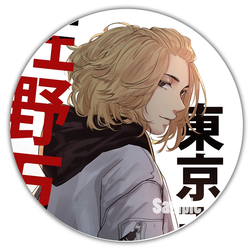 Значки Мстители Токио выдерживают раньше значок Аниме периферийные подарки для