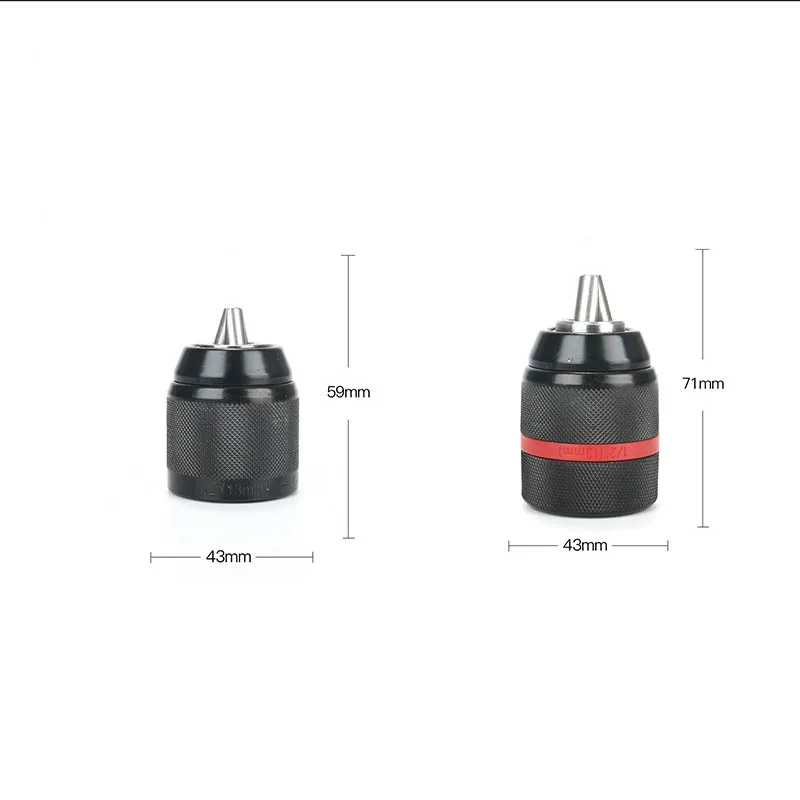 

ZK30 Keyless Hand Woodworking Drill Chuck 1/2-20UNF Mount 2~13mm Self-tighten Drill Chuck for Multiple Purposes Drill Head Parts
