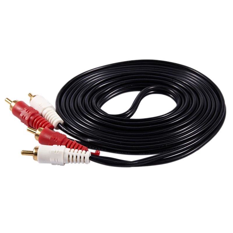 3 м/10ft 2 RCA мужчина к Мужской Двойной Стерео AV аудио видео кабель|Кабели HDMI| |