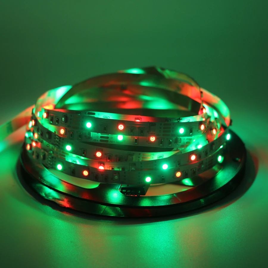 1 м-5 м USB светильник 2835 SMD красный зелёный Синий Светодиодная лента освещение s ТВ