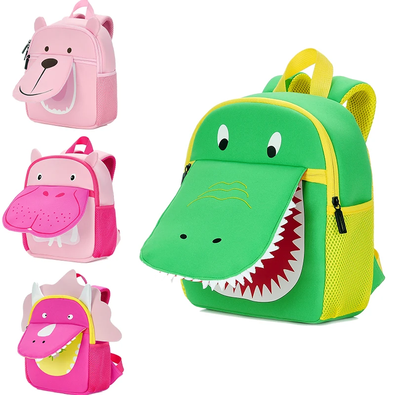 

Новинка 2019, детский рюкзак с 3D мультипликационными животными для маленьких мальчиков и девочек, Детский милый рюкзак для детского сада, шко...