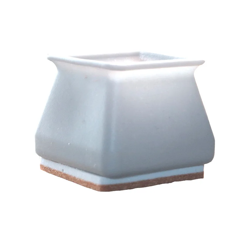 

8pcs Silicone Furniture Chair Leg Cap With Felt Pad Floor Scratch Protector Mute Non-slip Feet Mat DIY Furniture Accessories