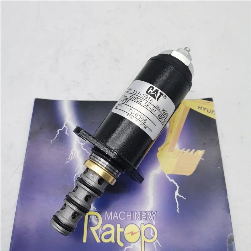 

CAT E320B CAT320C CAT320D Excavator Solenoid Valve 111-9916 Hydraulic Pump Solenoid Valve 1119916