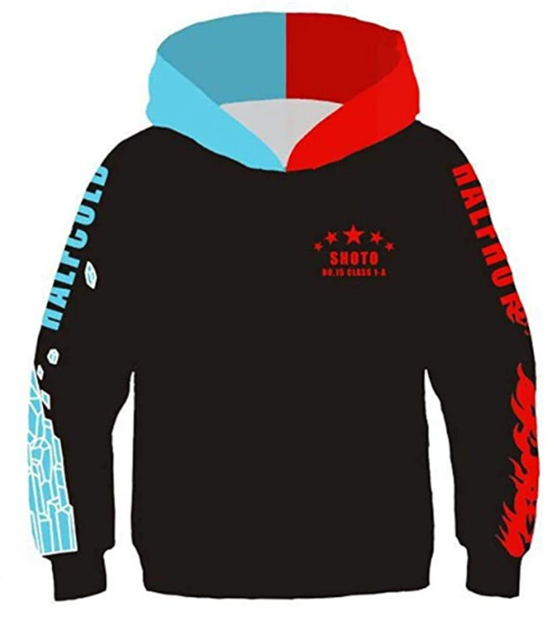 

My Hero Academia Cosplay Clothing Jacket with Hat Headgear Sweater Coat Anime Child COS Apparel Christmas Halloween Gift