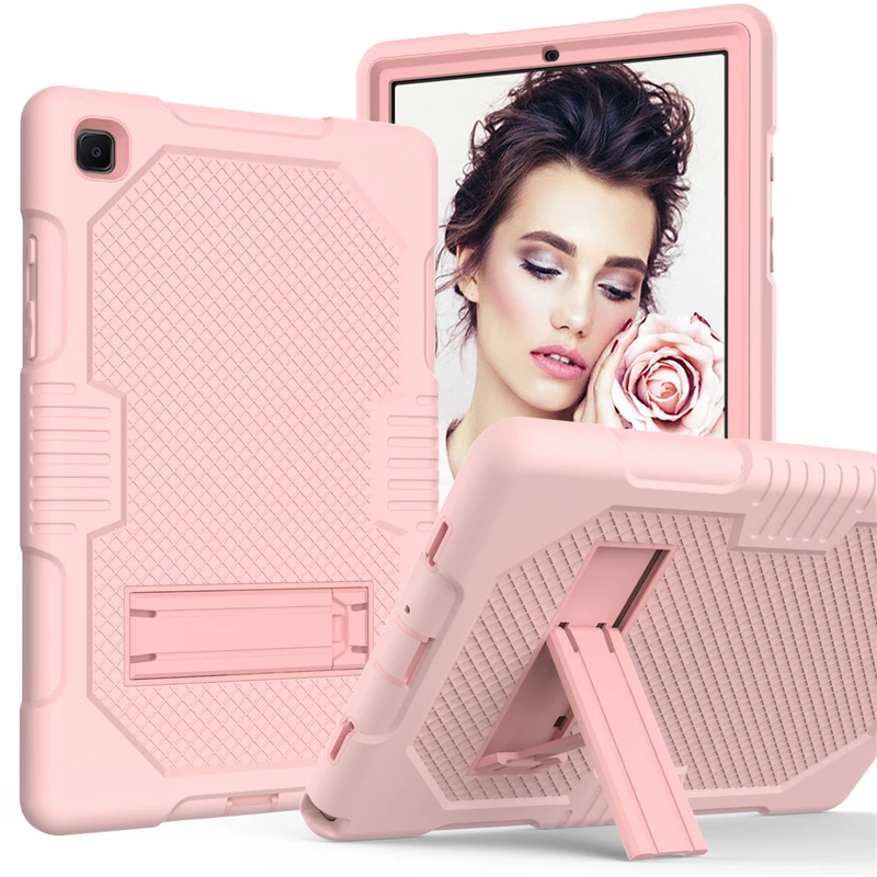 

For Samsung Galaxy Tab A7 10.4 2020 SM-T500 SM-T505 Armor Silicone Tablet Case Rugged Duty For Samsung Galaxy T500 SM-T505 +Pen