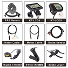 Контроллер электровелосипеда детали Датчик тормоза KT LCD дисплей LCD 3 LCD 5 E удлинитель двигателя велосипеда тормозной рычаг поворот дроссельной заслонки Датчик PAS