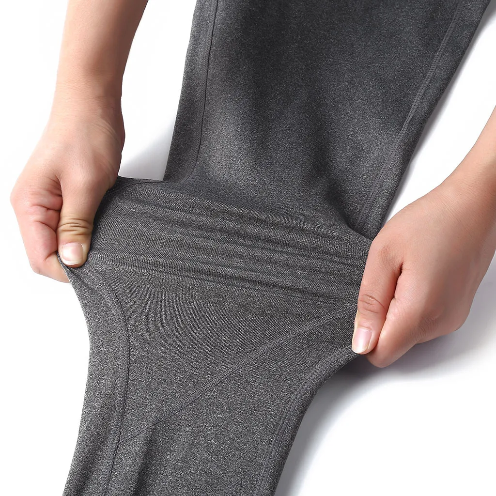 Карман спортивные Леггинсы для женщин эластичные размера плюс штаны йоги