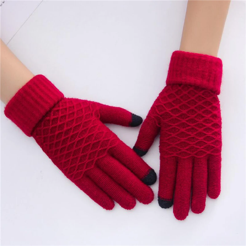 Женские зимние перчатки для вождения сенсорных экранов скидка 2022 женские |