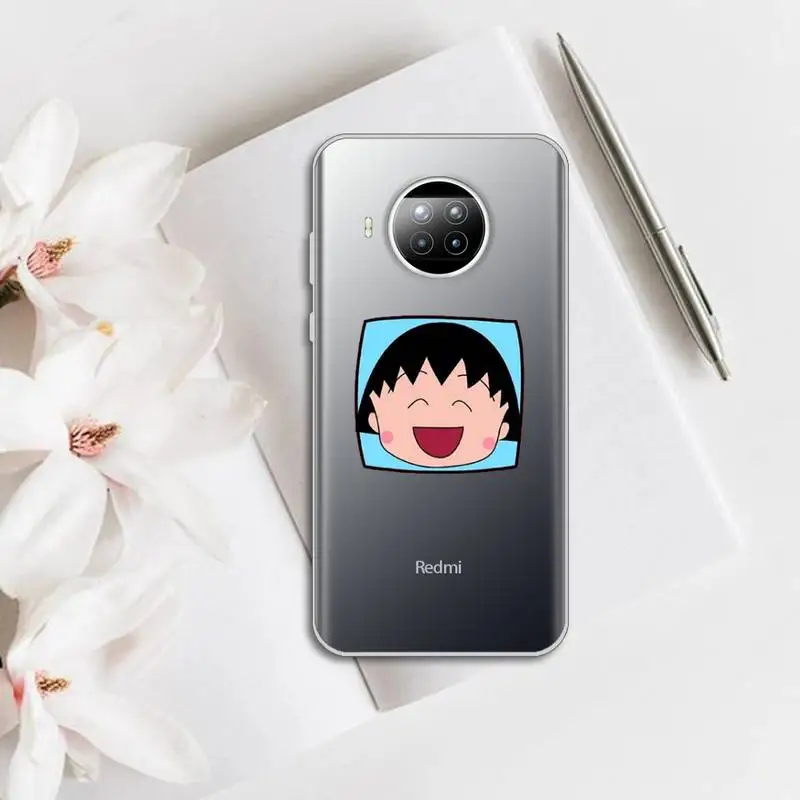 

Chibi Maruko-chan Phone Case Transparent for Xiaomi mi Redmi note 10 t 8 9 pro lite 11 Samsung S 8 9 10 20 plus ultra
