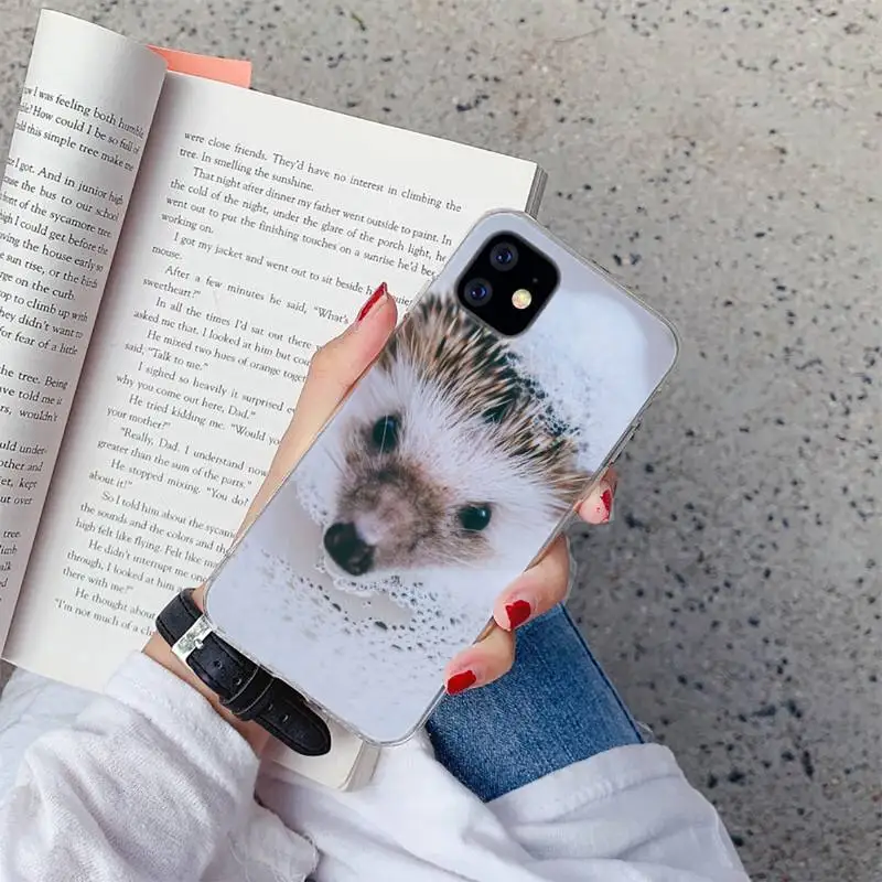 

animal Hedgehog Phone Case For iphone 12 5 5s 5c se 6 6s 7 8 plus x xs xr 11 pro max mini