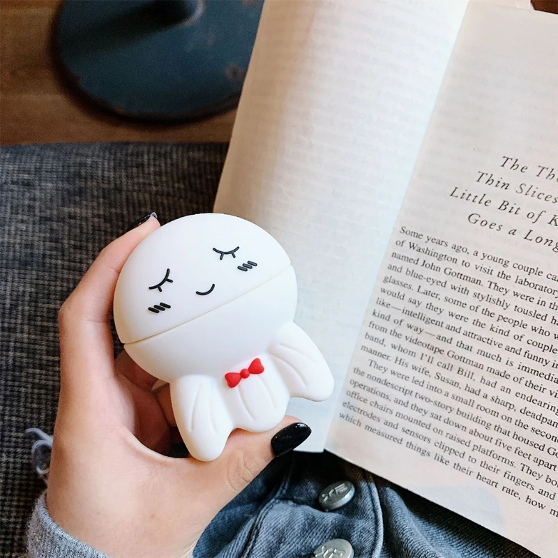 

Cute Cartoon Three-dimensional Sunny Doll Apple AirPods Bluetooth Wireless Headset Protective Cover PVC Anti-drop Applicable