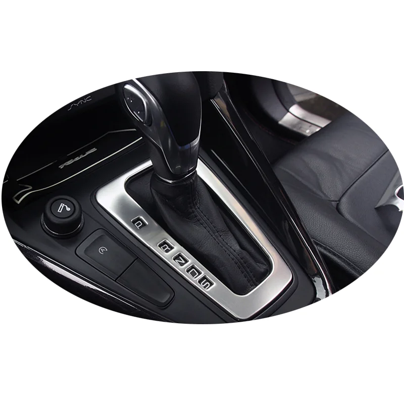 Стайлинг автомобиля нержавеющая сталь Шестерня сдвига панель Декоративная